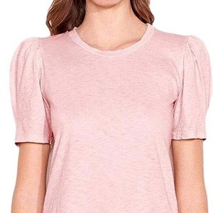 NWT/SEALED SUNDRY PUFF SLEEVE TEE IN LEOPARD, SZ 1